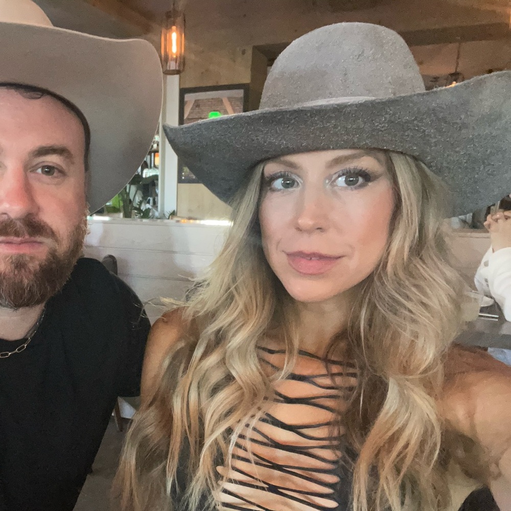 Customized Worn-in Wide Crown Cowboy Hat